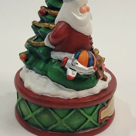 J ADAMS COLLECTION Santa Checking His List The Biggest Kid Of All 6.5" Christmas - Picture 9 of 11